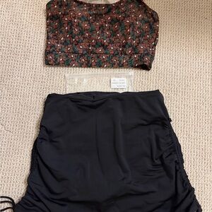 NWT Livy & Kate Swim Top and Swim Skirt in size medium